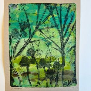 #332 med 9x12 Monoprint